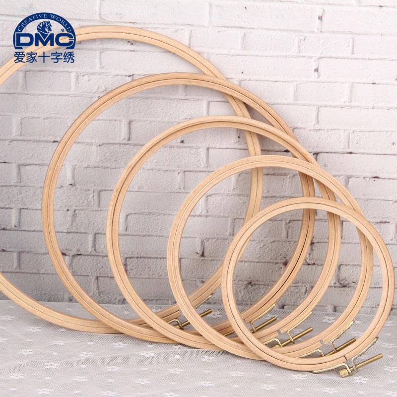 Cross-stitch frame embroidery circle 13 5 cm Cross-stitch embroidery tool Solid wood Beech embroidery stretch embroidery support embroidery stretch