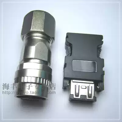 Factory direct Mitsubishi servo MR-J3MR-J4 encoder connector MR-J3SCNS 10-pin plug