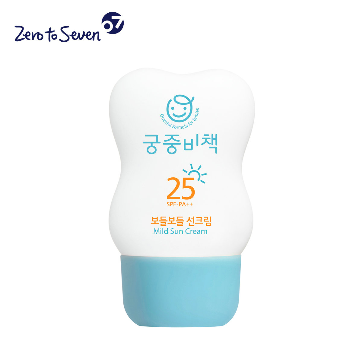 韩国直邮正品宫中秘策婴幼儿防晒霜无刺激便携装  SPF25 PA++/60g