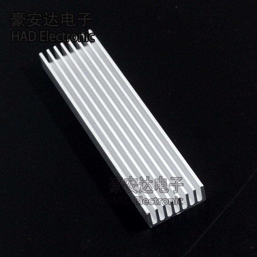 散热片 100*35*10MM 电子散热器 铝挤型材料散热板