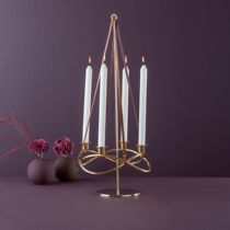 Denmark georg jensen George jensen season candle Christmas Tree candlestick Stainless steel dining table ceremony