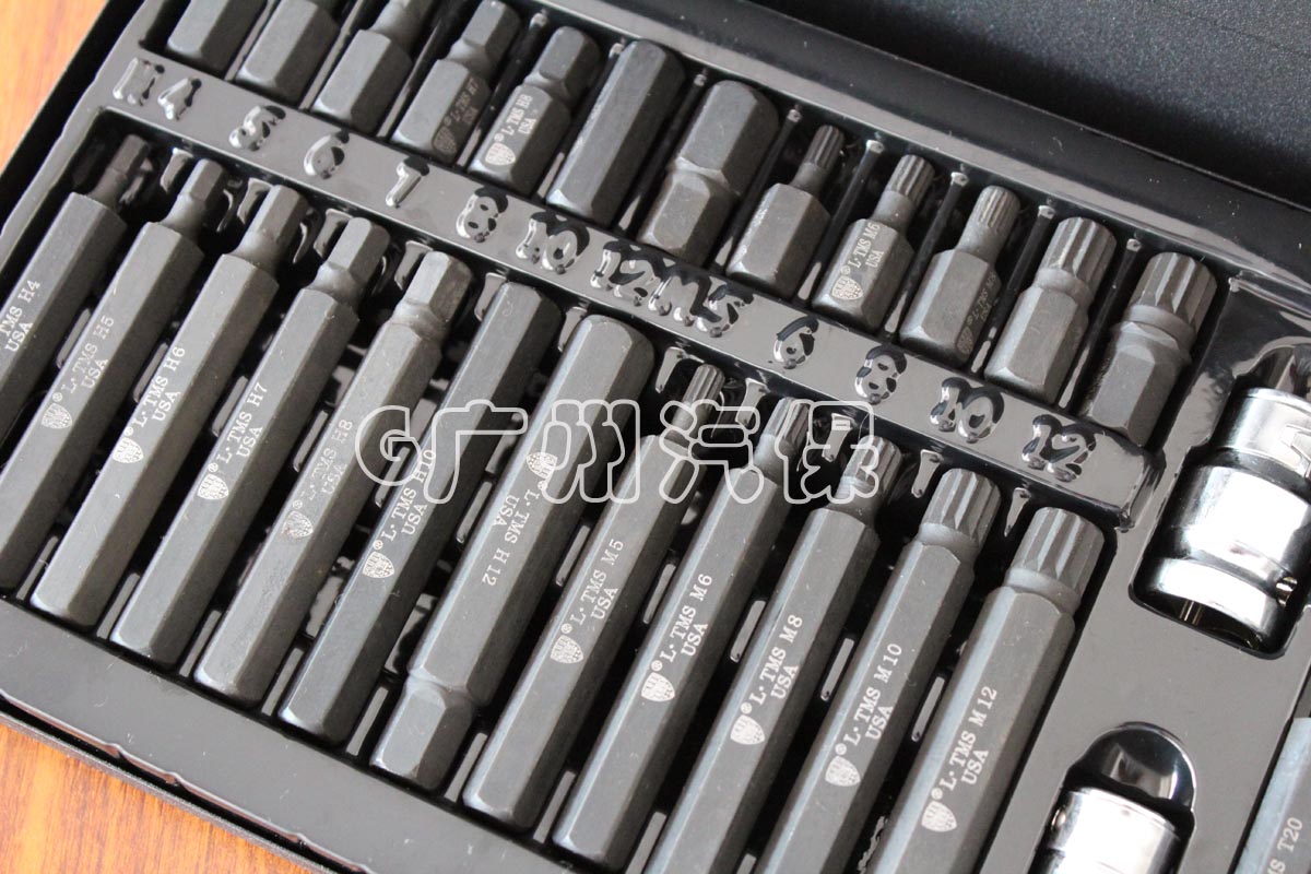 High Hardness 40 Pieces Stellar Batch Sets of Set Sleeves Flower Type Batch Nozzle Pneumatic screwdriver tip Inner Hexagon Batch Head Plum Blossom