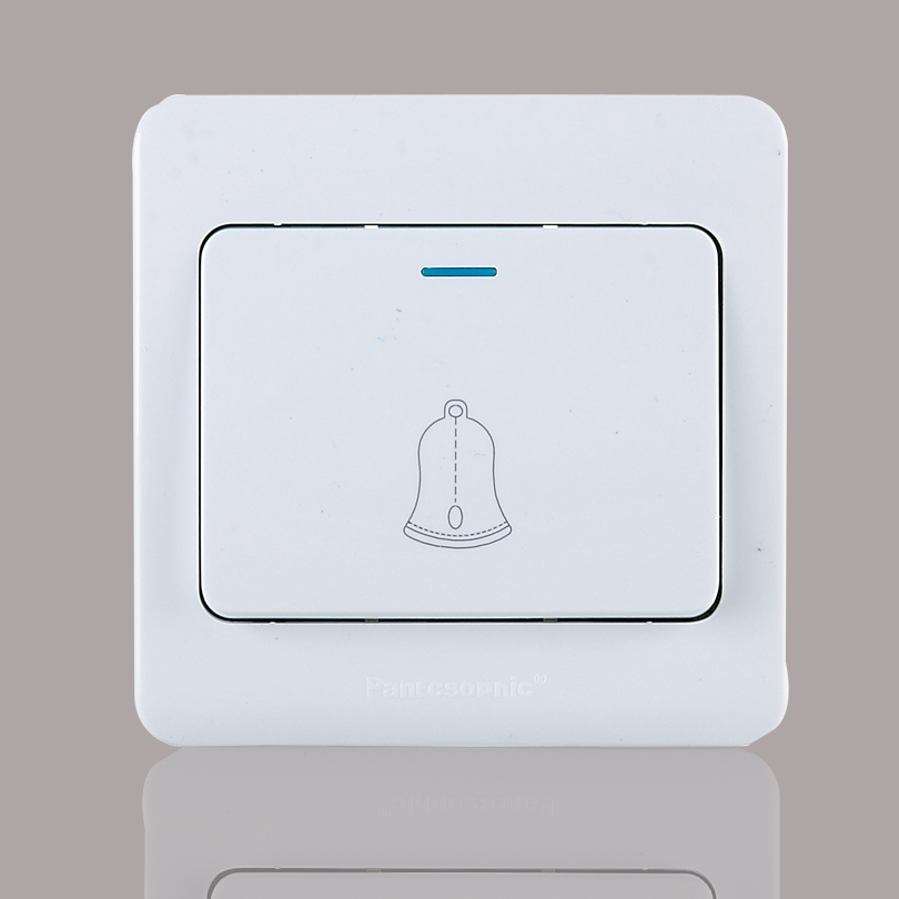 Shenzhen four-way Panasonic Rui View 86 Type of doorbell Switch Power Light Switch Doorbell panel button