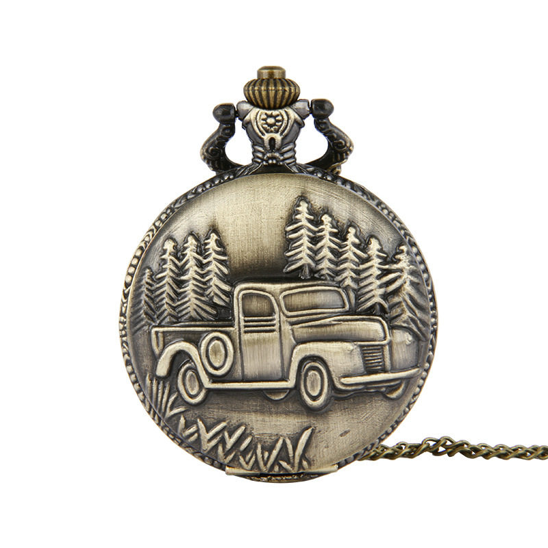 Large forest minivan retro quartz pocket watch one piece on behalf of the car pocket watch large pocket watch commemorative 8202
