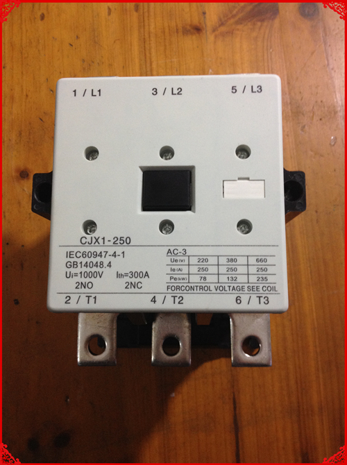 Shanghai people's exchange contactor CJX1-250 22 (3TF54) AC220V AC380V silver point
