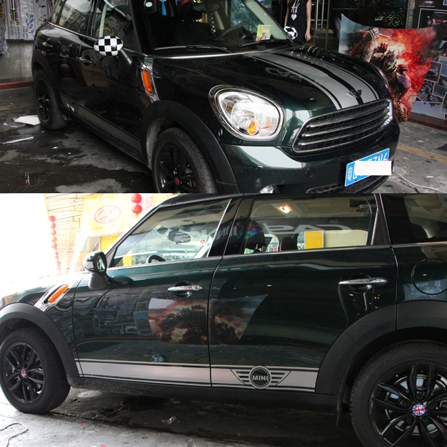 宝马MINI COUNTRYMAN贴纸 乡下人专用车贴 R60车身拉花 颜色定制