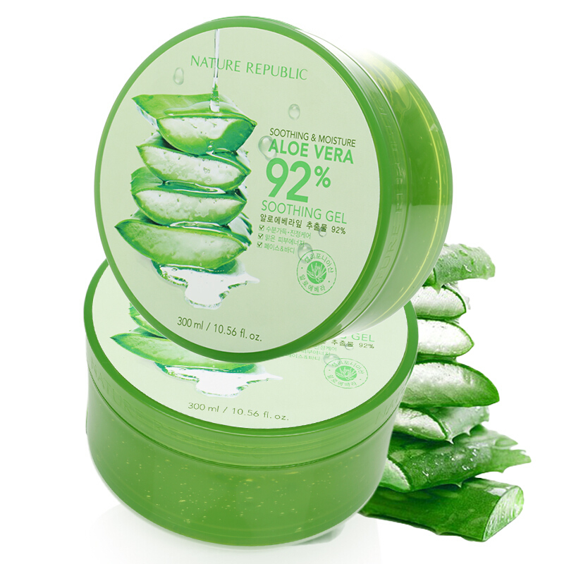 【天猫超市】Nature Republic自然共和国芦荟胶晒后修护300ml*2支