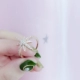 2018 mới thời trang Hàn Quốc cá tính tuyết dát nhẫn zircon nhẫn nhẫn khí chất trang sức tay nhẫn đôi đẹp Nhẫn