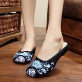 Летние тапочки, этнические слайдеры для матери, обувь, туфли, этнический стиль