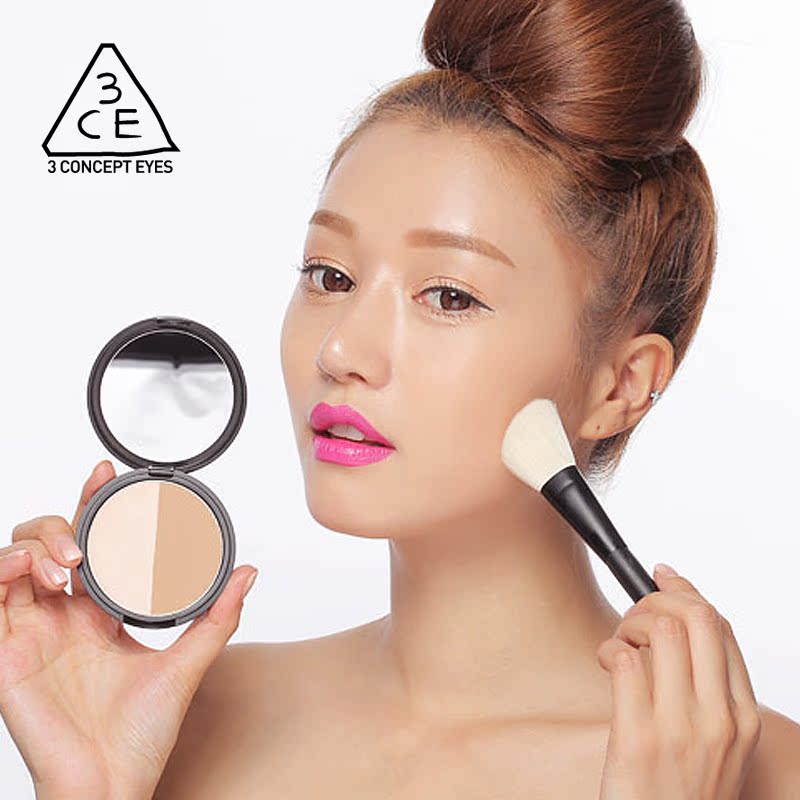 stylenanda 官方正品 3CE CONTOUR BRUSH-#13 多用化妆刷