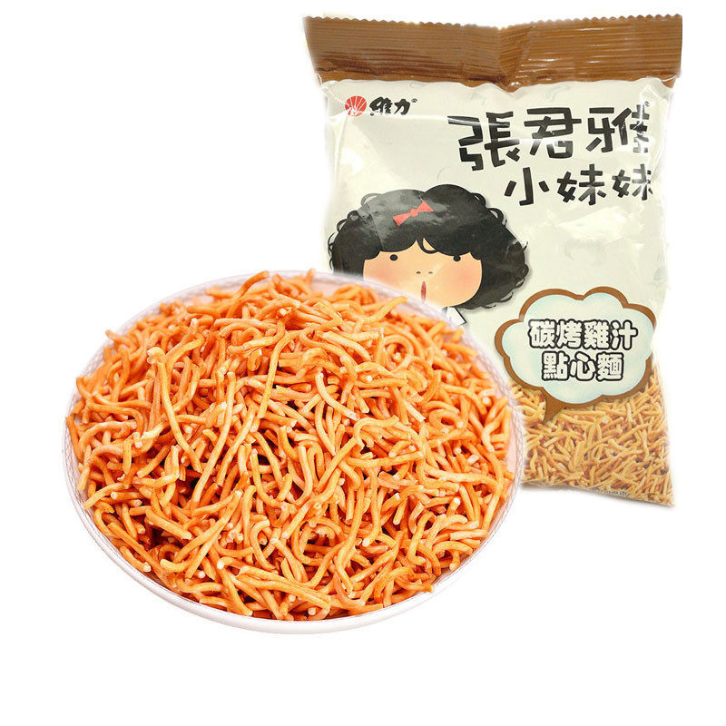 【苏宁易购】张君雅碳烤鸡汁点心面 100g/袋