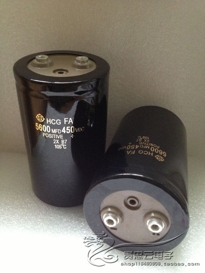Imported Hitachi 450V5600UF 400V 500V energy storage aluminum electrolytic capacitor quality guarantee for one year