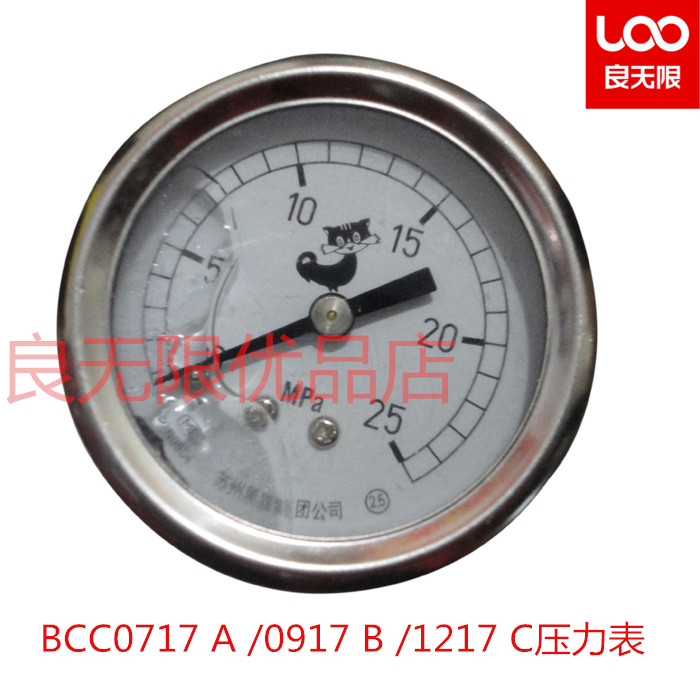 Original black cat pressure washer pressure gauge 0717C Car washer pump 0917B Pressure gauge 1217C