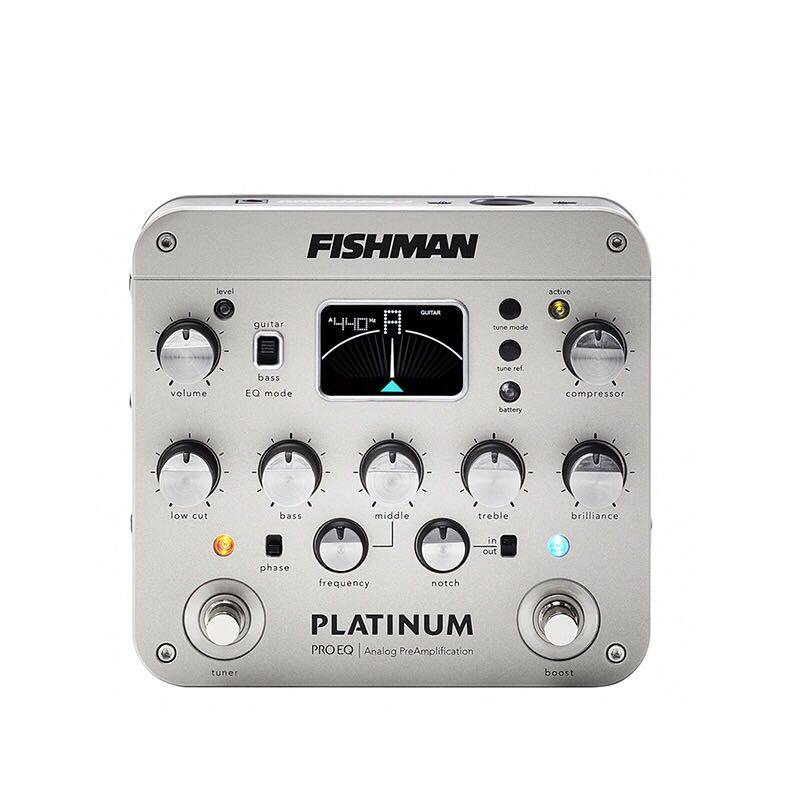 Fishman Platinum Pro EQ DI Preamp DI Acoustic Guitar Effects Timbre Simulation