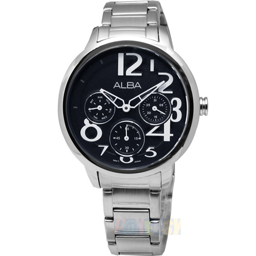 Seiko/精工台湾官网直邮进口ALBA 光采耀眼 表现自我个性时尚不锈