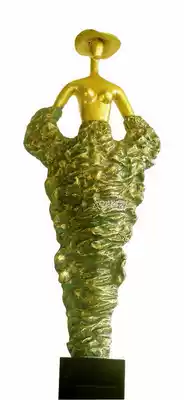 Character sculpture ornaments modern hotel model room clubhouse soft decoration abstract resin decoration craft gift decoration