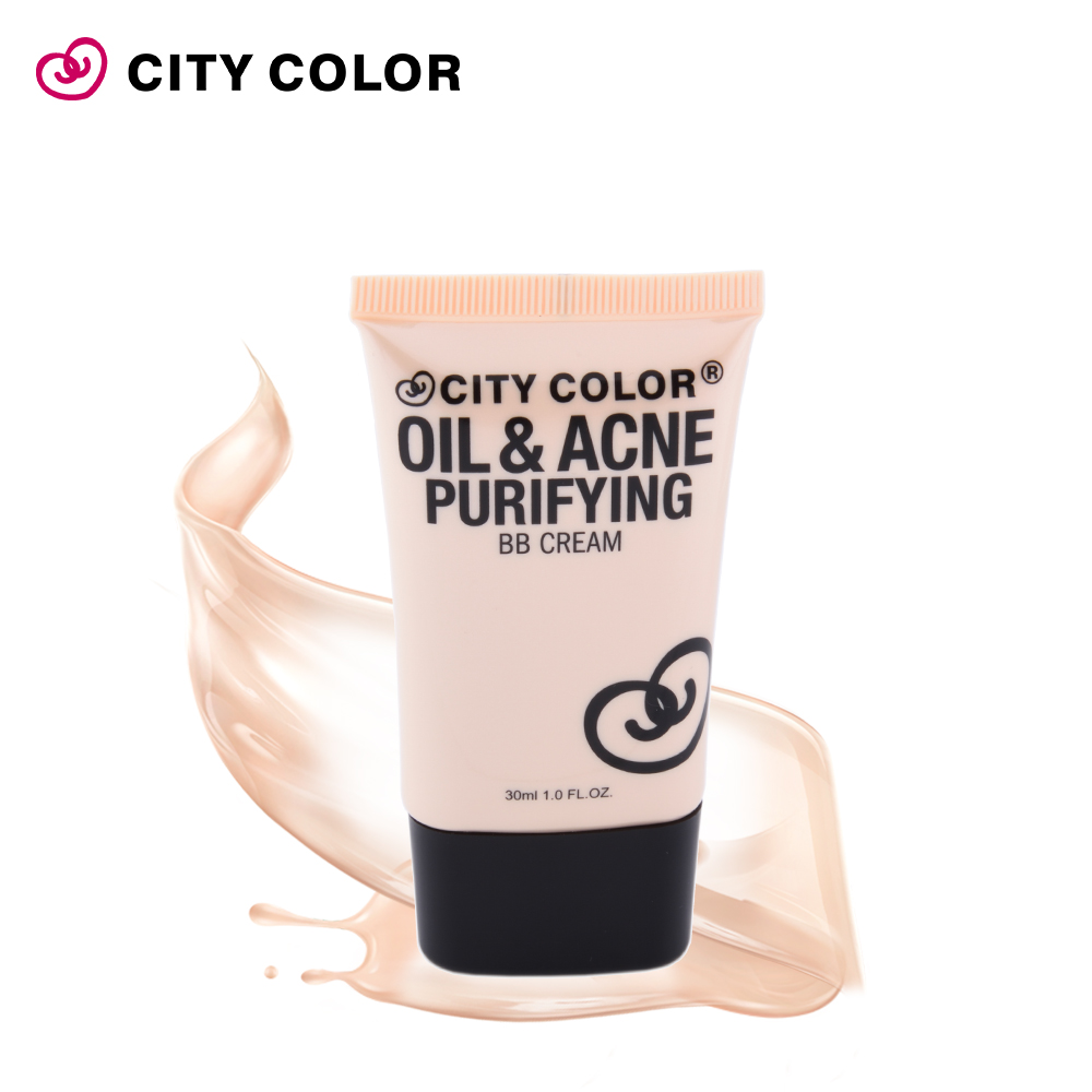 city color/城彩 控油净荳BB霜 保湿控油净痘隔离润色提亮