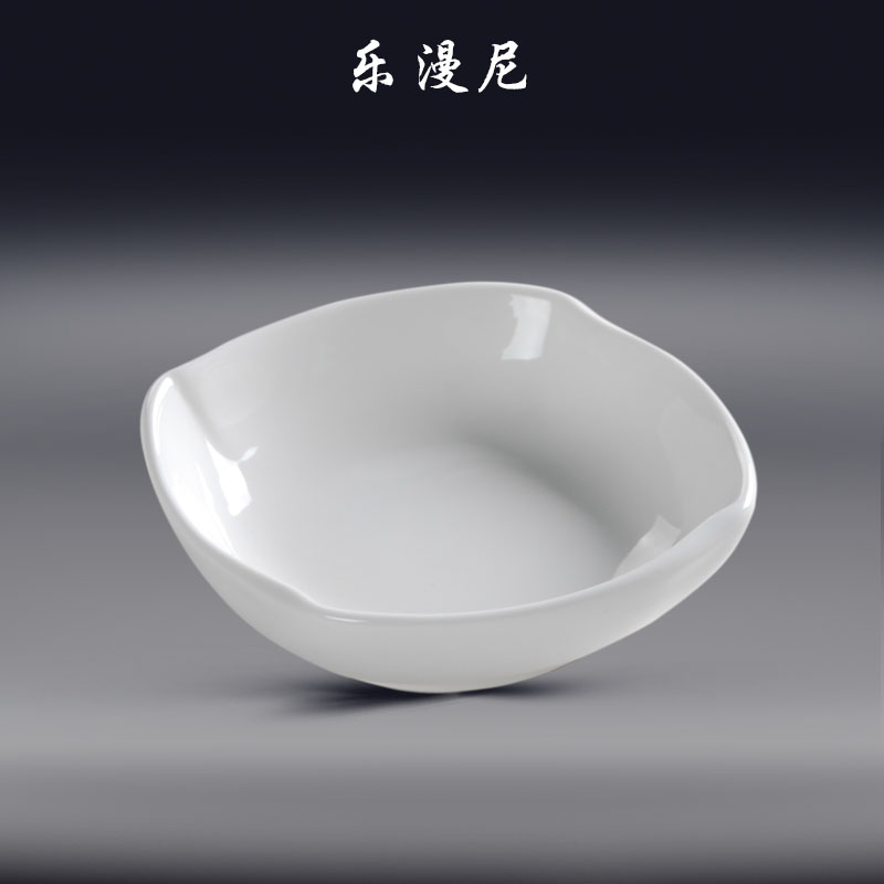 Le flood, wind turbines flavour dish - hotel tableware special hotpot sauce dab of pure white ceramic disc vinegar