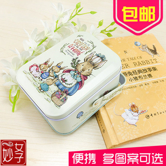 Study abroad trip box to collect household needle pack package sewing box