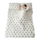 Bông đi qua túi ngủ bẩn xách tay người lớn cotton mỏng trong nhà khách sạn trong nhà siêu nhẹ tấm chống bẩn túi ngủ du lịch siêu nhẹ Túi ngủ