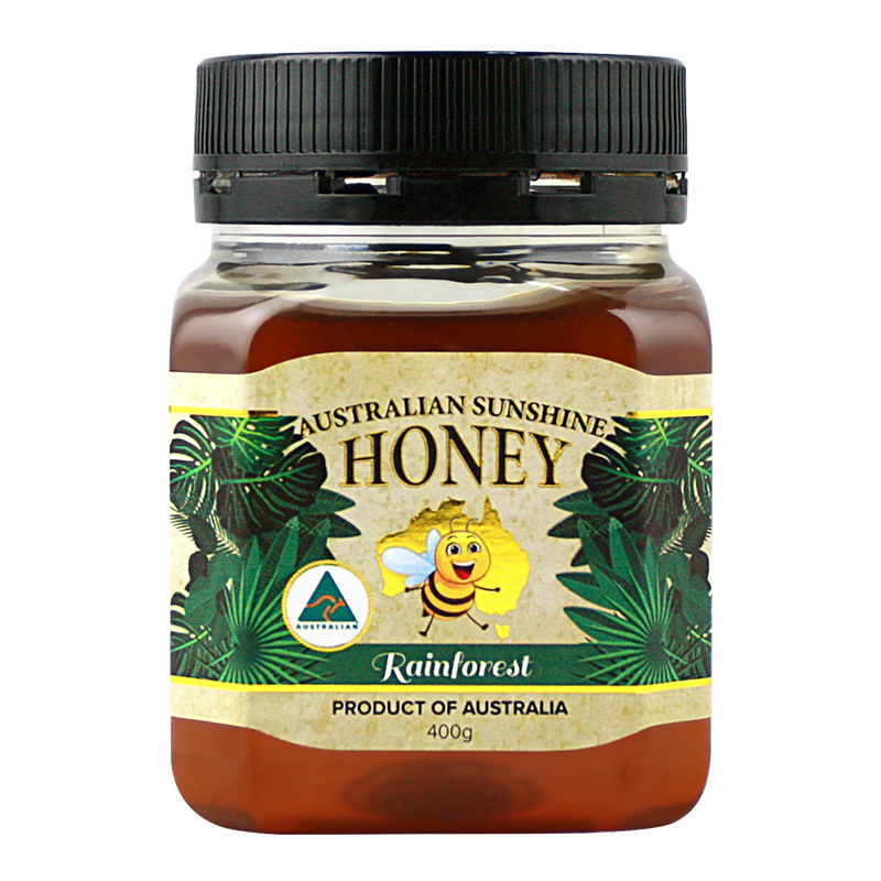 【天猫超市】澳大利亚进口澳洲阳光热带雨林蜂蜜 400g/瓶 成熟蜜