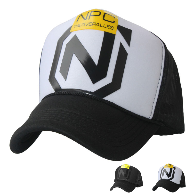 Cap men's and women's spring and summer NPC high version of the truck hat Mesh visor men's and women's summer high mesh hat