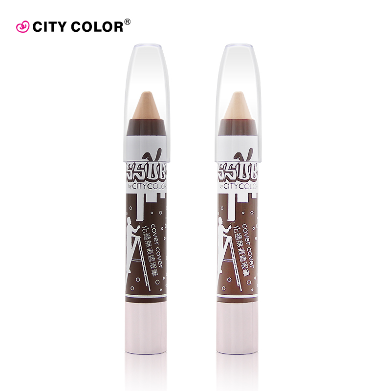 city color化过无痕遮瑕笔 遮盖瑕疵提亮肤色隐形毛孔唇部打底