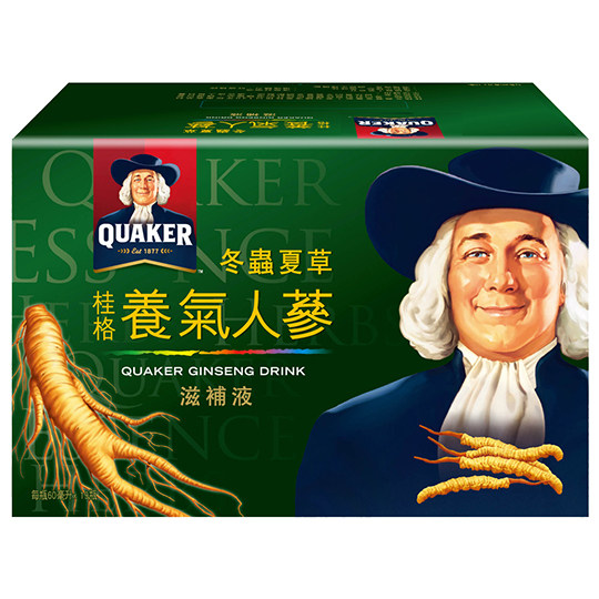 台湾官网直邮进口《桂格》冬虫夏草养气人蔘滋补液(60ml*19入)