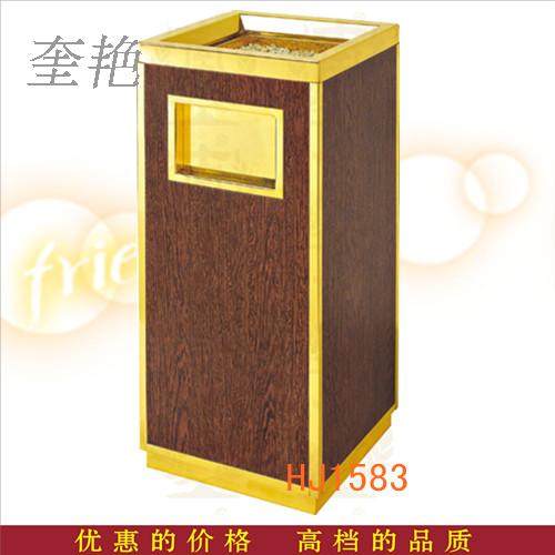 Private club office business building trash can seat vertical peel confetti box corridor aisle
