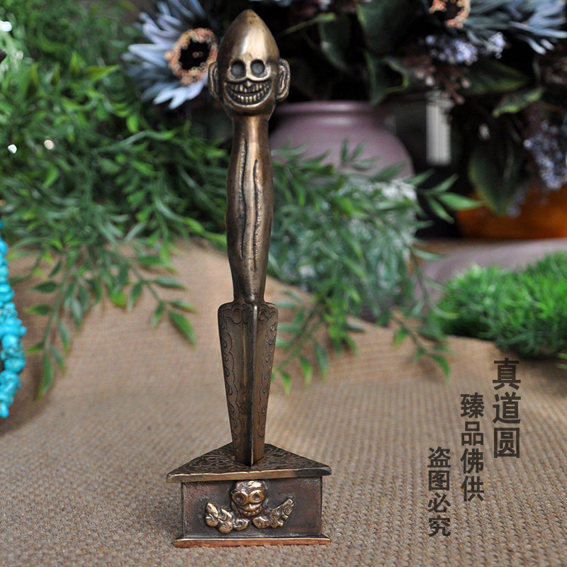 Nepali Pure Bronze Lotus Master Craftsman Pestle Pestle Pestle Pestle Downpestle Pestle Downpestle Pestle