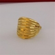 24K Bà Euro Coin Trang sức Việt Nam Sha Jin Mô phỏng Nhẫn vàng giả Mạ vàng Trang sức 18K không thể bị mất nhẫn đính hôn Nhẫn