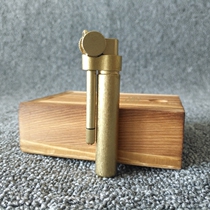 100 NowPROMIE pure copper retro inflatable lighter personality Mini old-fashioned creative C004 cable-fire smoke infighting
