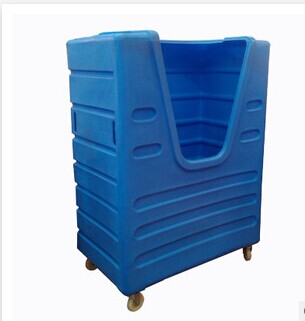 Factory direct plastic cloth grass car laundry cage car Laundry factory transfer car Plastic cloth grass cage car