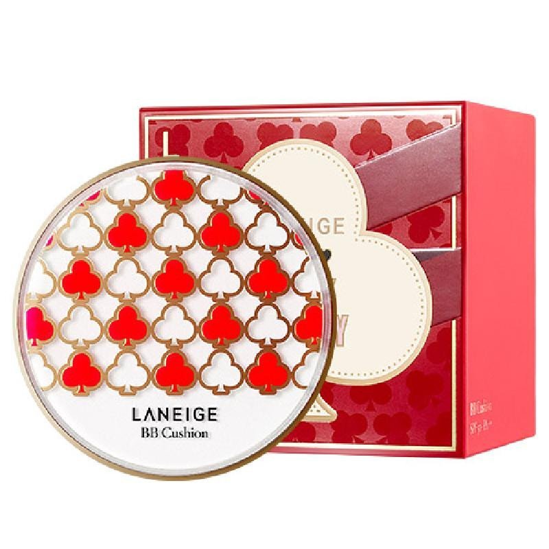 Laneige/兰芝幸运假日限量版气垫BB霜15g*2  23号沙黄色
