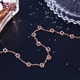 Nhật Bản và Hàn Quốc tấm vàng hồng 18K vòng chân vàng nữ màu vàng titan thép vòng chân phụ kiện phụ nữ những người yêu thích trang sức quà tặng những mẫu lắc chân đẹp nhất Vòng chân