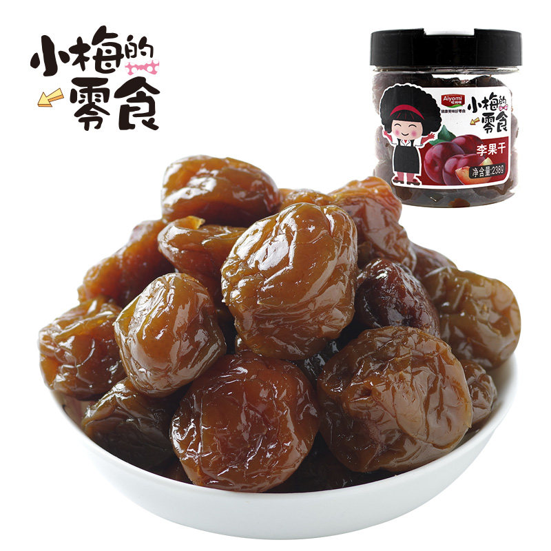 【天猫超市】哎哟咪 蜜饯果干 李果干238g/罐 话梅 小梅的零食