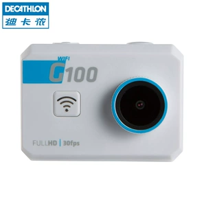 Decathlon camera ngoài trời kỹ thuật số không thấm nước camera HD thể thao nhỏ với các phụ kiện GEONAUTE G100