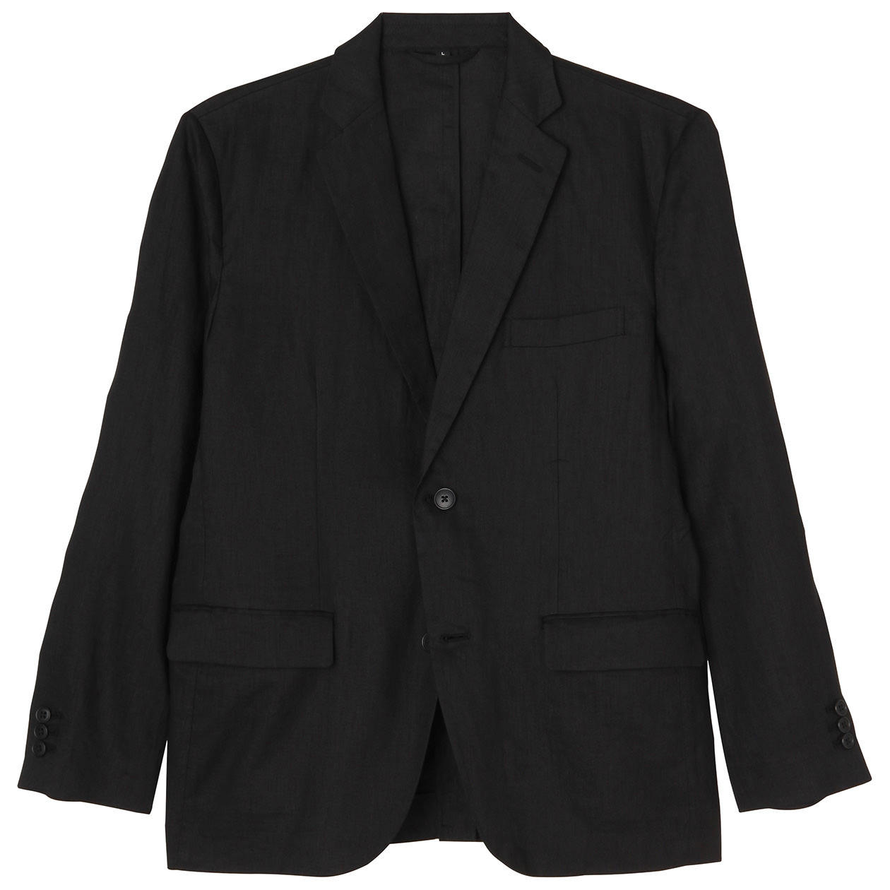 无印良品 MUJI 男式 法国亚麻夹克