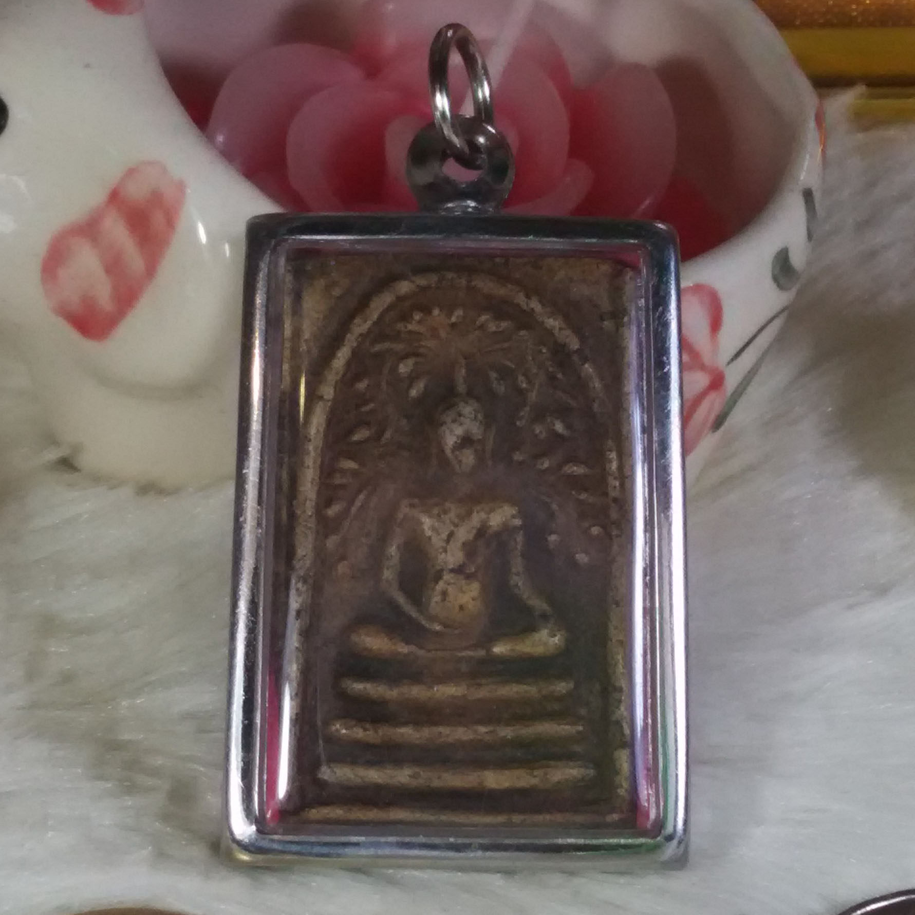 Thai Orthodox Temple Antique Buddha brand Bodhi Chondi Buddha 60 years ago out of the Tower Buddha's Inner Solitary