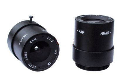 4mm fixed aperture lens