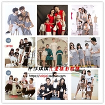 2021 new childrens photography clothing photography parent-child clothing family photo studio clothing a family of four