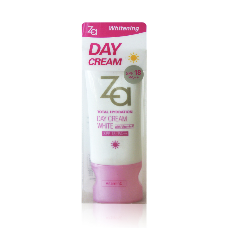 Za/姬芮包邮多元水活透白防护日霜 SPF18 PA++ 提亮肤色 保湿补水
