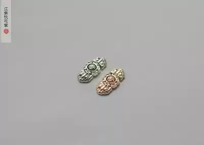 (Moths and Flowers) Hanfu Accessories Female Buckle Buckles Metal Buckles Light Gold Metal White Two Colors