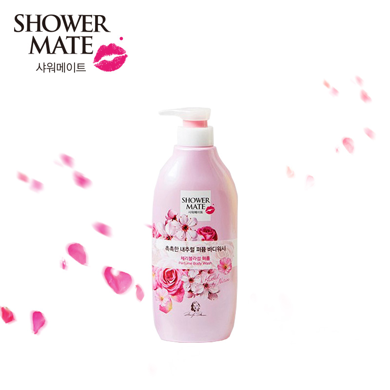 韩国进口AEKYUNG爱敬Showermate高保湿自然樱花香沐浴露