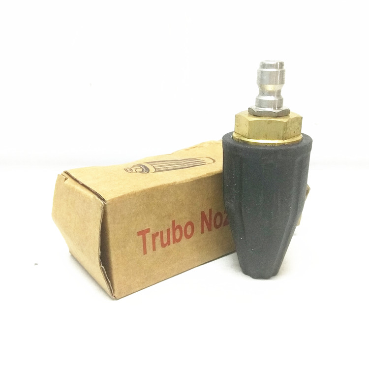 Ultra-high-pressure cleaner peeling bark rotary nozzle 360-degree rotating lotus ceramic nozzle car wash water pistol head copper