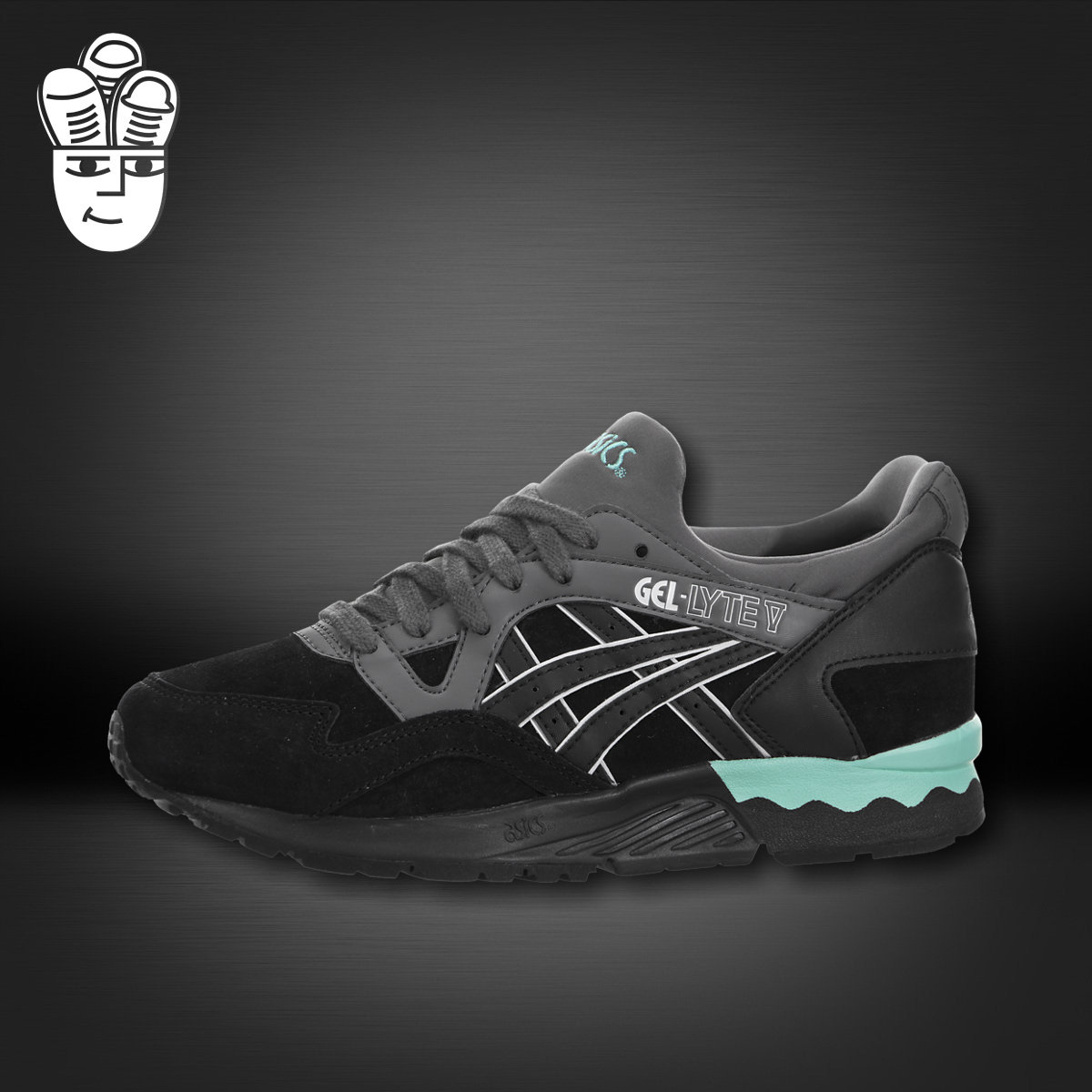 爱世克斯Asics Gel-Lyte V 亚瑟士女子复古跑步鞋 麂皮时尚休闲鞋
