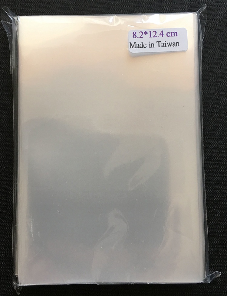 (Bulygames)Bailian Thick Card Sleeve 82*124mm 50pcs Pack Only Words Modern Art