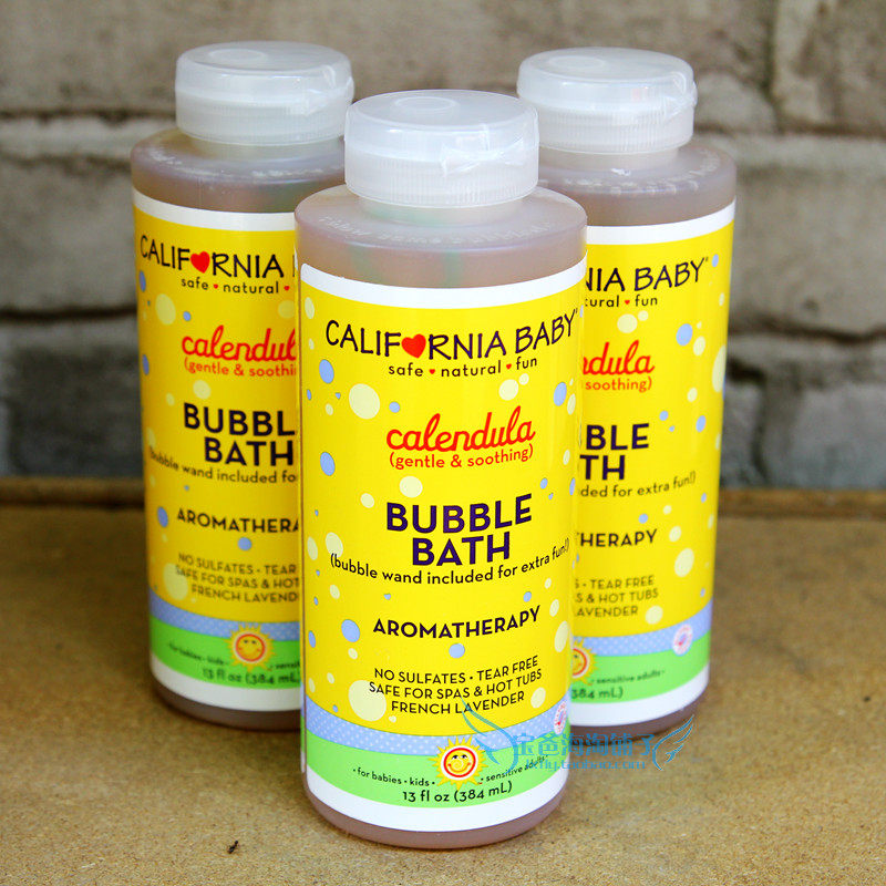 American California Baby Golden Flowers Bubble Bath Lotion Newborn Body Lotion Rash CHILD WASH 384ml CHILD WASH 384ml