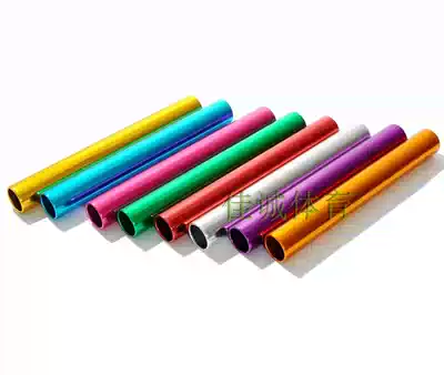 Special high-end aluminum alloy baton standard competition 3 8cm sports track and field competition supplies