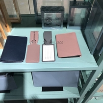 SwanLace selection minimalist leather passport book card storage suitcase label luggage hanging tag
